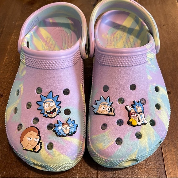 5 Piece Rick and Morty Croc Charms - Picture 1 of 4